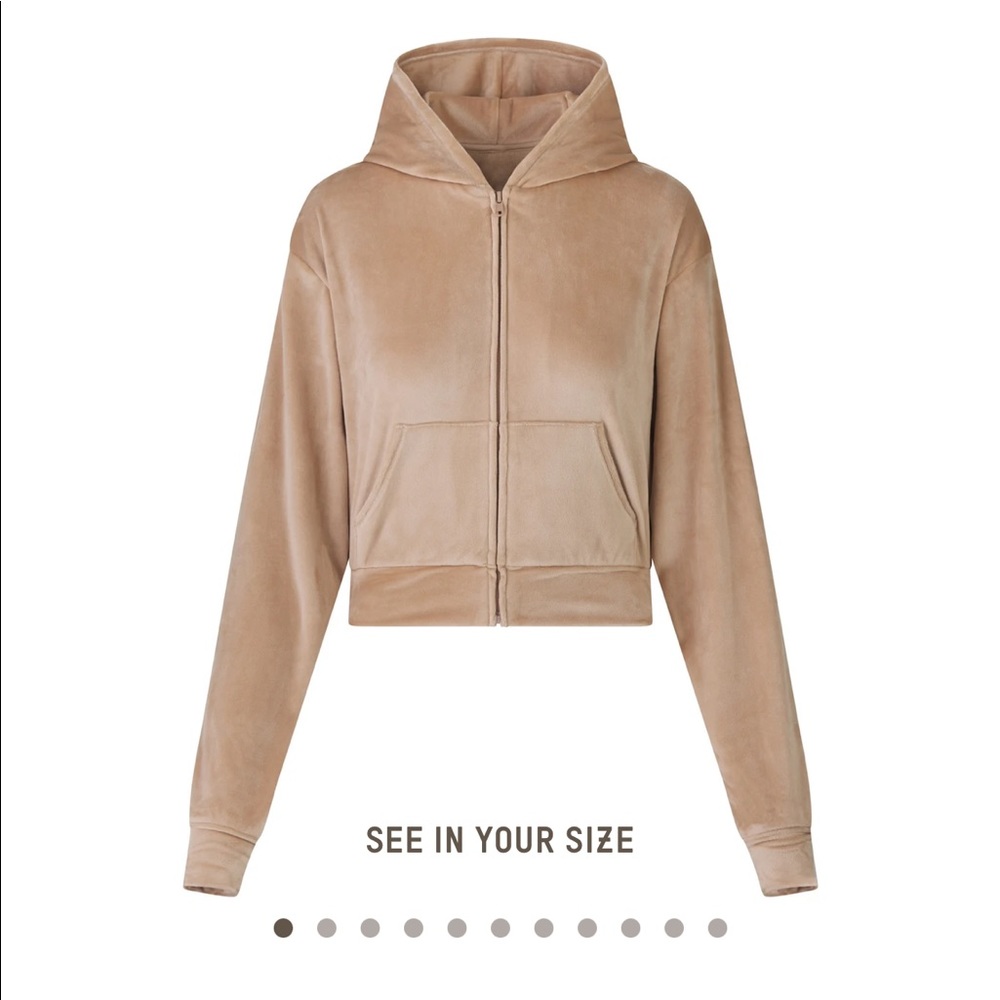 SKIMS Velour hoodie